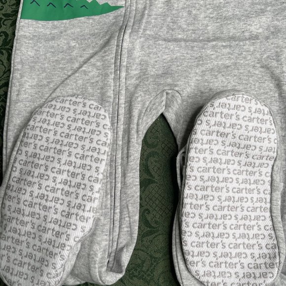 NWT 18m 4t 4 alligator sleeper pajamas crocodile carters spring summer uni - Picture 6 of 6
